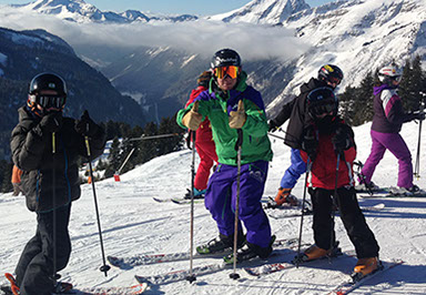 private ski lessons Chatel